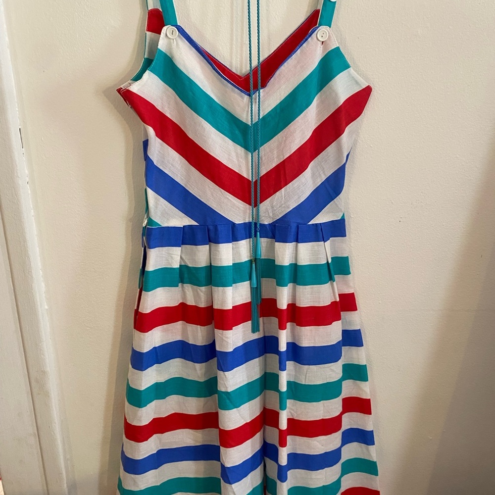 Vintage Striped Sundress Size Small